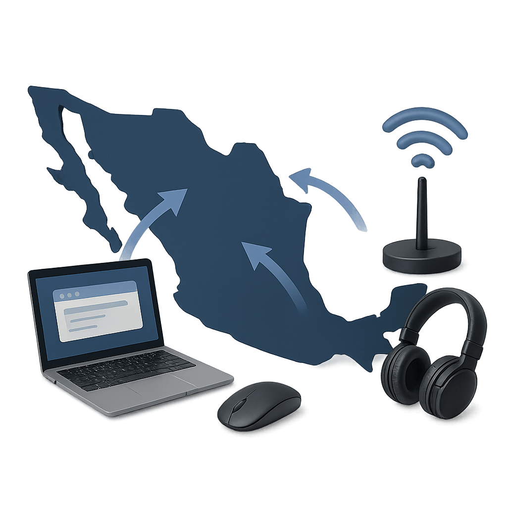 productos electrónicos con certificación NOM en tránsito a México